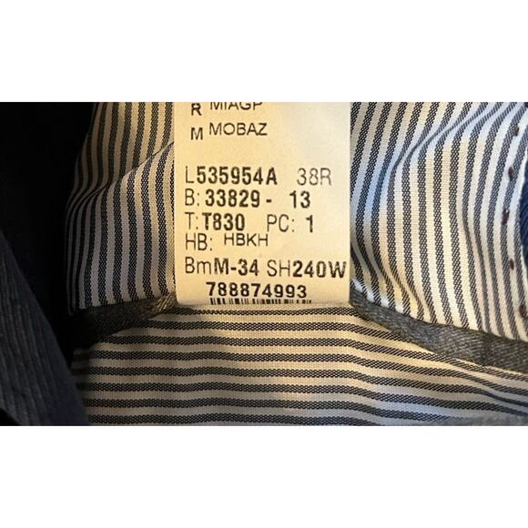 Todd Snyder Blue Linen Cotton Sport Coat Blazer Jacket 38R Made In Canada EUC - Picture 10 of 10